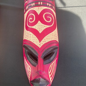 Traditional wood mask