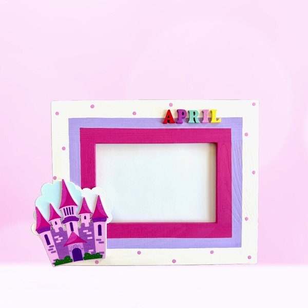 Princess Castle Picture Frame, Personalized