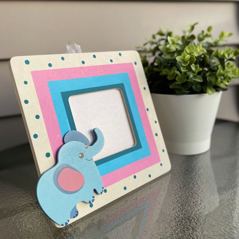Baby Elephant Picture Frame Etsy