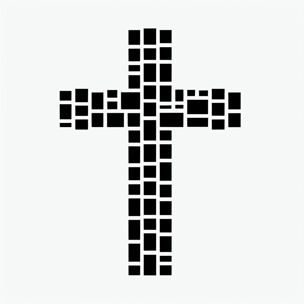 Mosaic Cross Template Pack Etsy