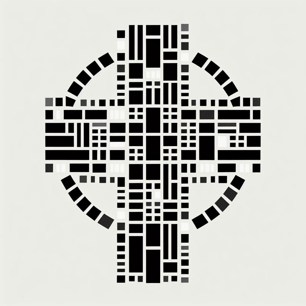 Mosaic Cross Template Pack Etsy