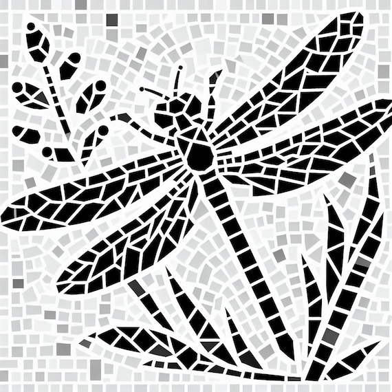 Dragonfly Mosaic Patterns Printable Dragonflies Our Beautiful Wall Art