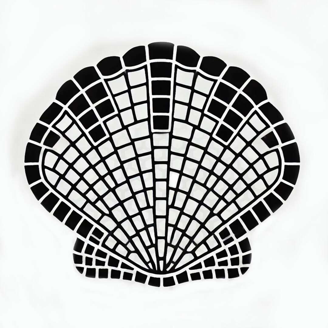 Shell Templete Mosaic Shell Template Pack - Etsy