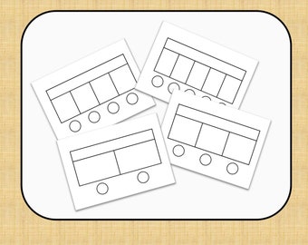 Sound Elkonin Boxes Blank Word Work CVC Phonemic Awareness