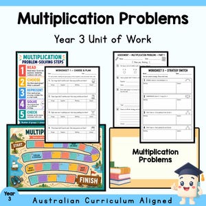 Problemas de Multiplicação - 3º Ano