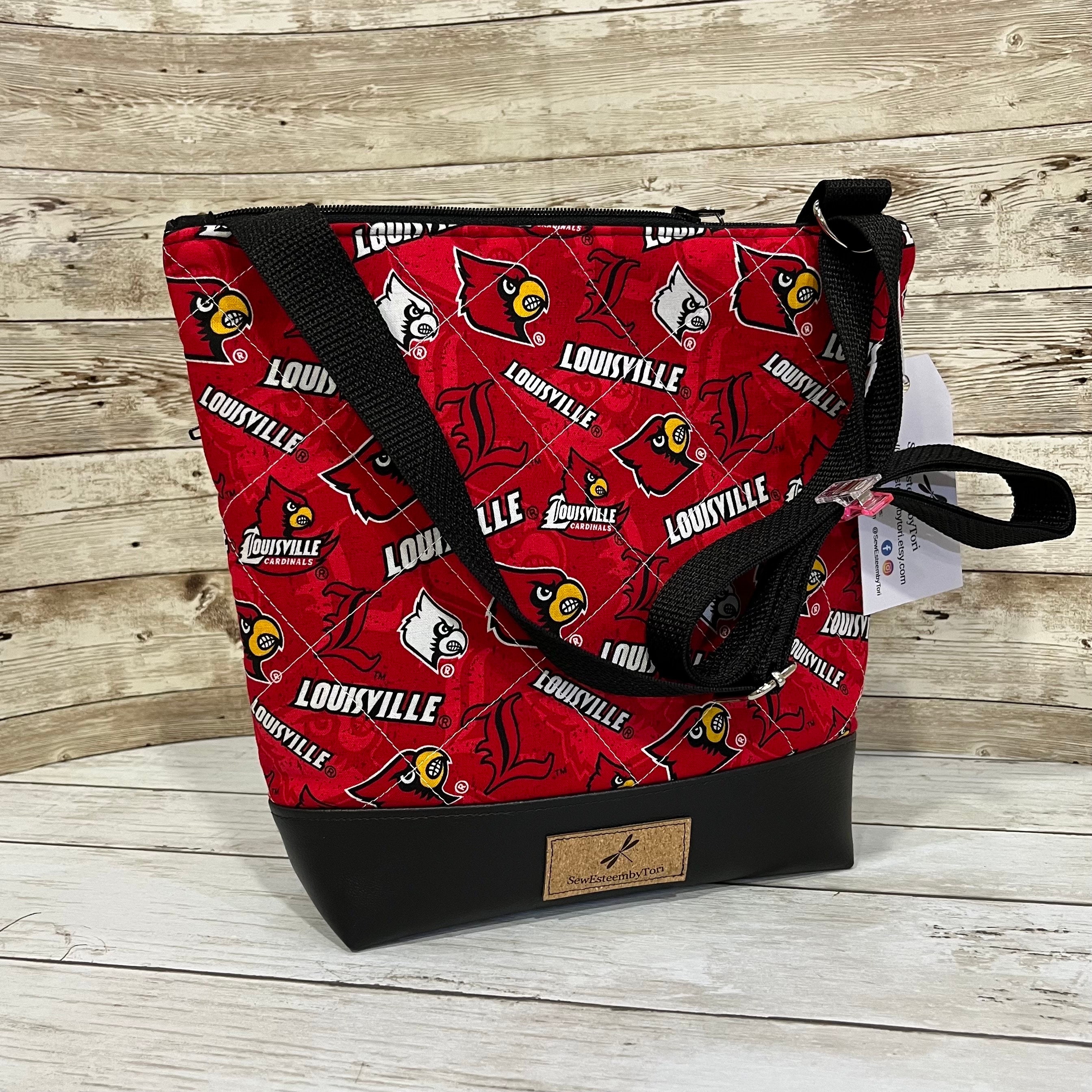 Crossbody Bag/purse Featuring U of L Cardinals Denim 