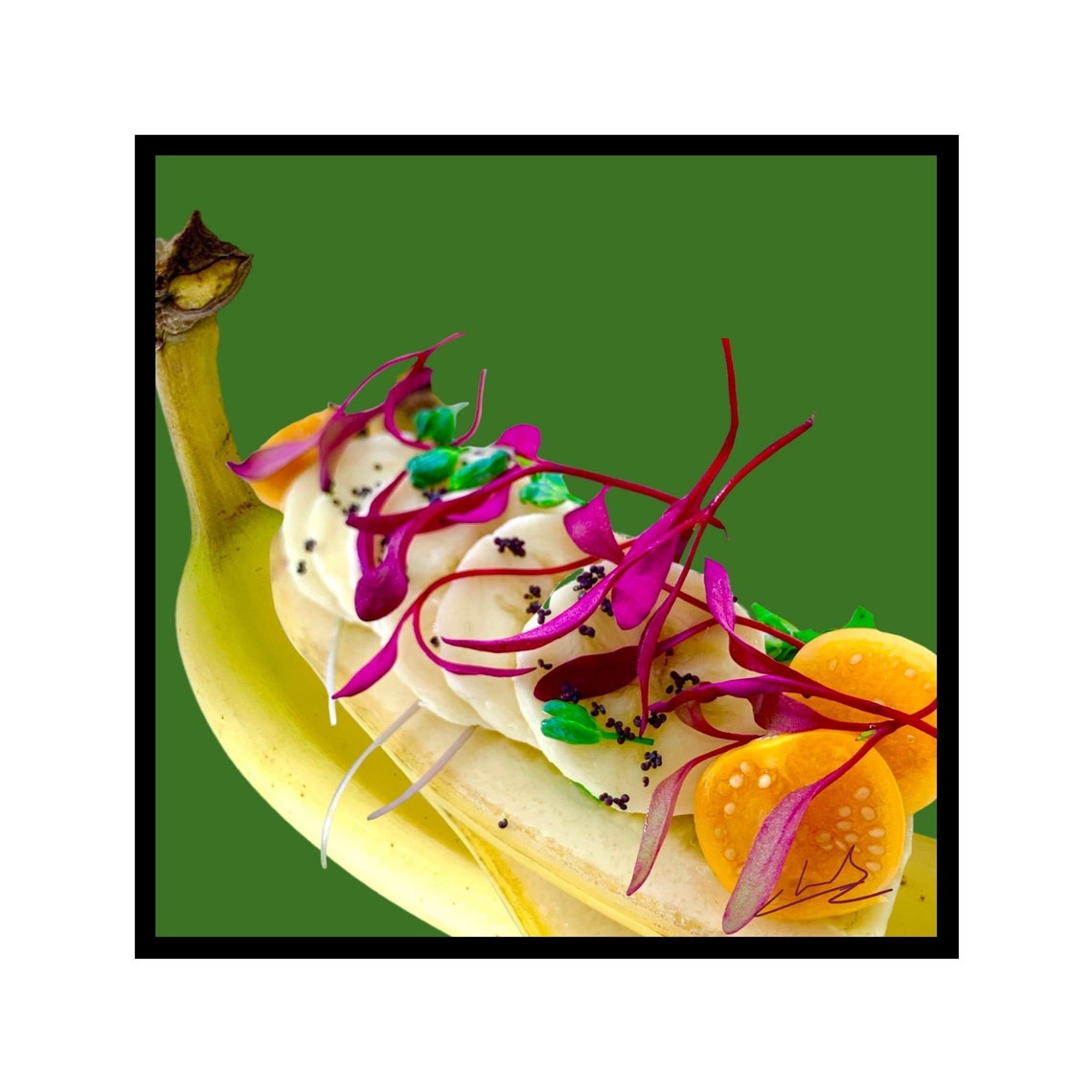 Set of 9 Framed Food Wall Prints Etsy