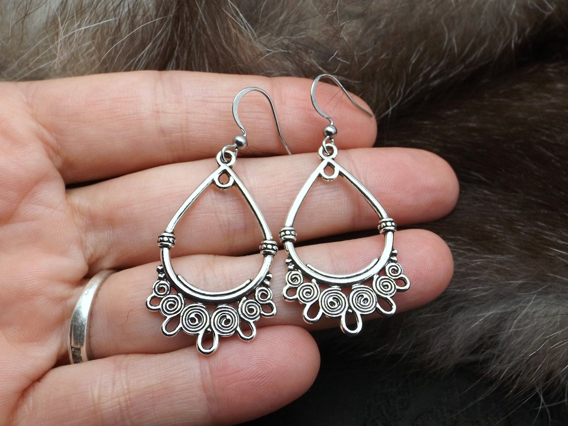 Boucles d'oreilles vikings nordique inspiration - Etsy France