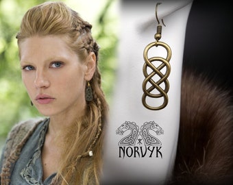 Viking earrings - Lagertha - Interlacing - handmade - Viking jewelry - Nordic -