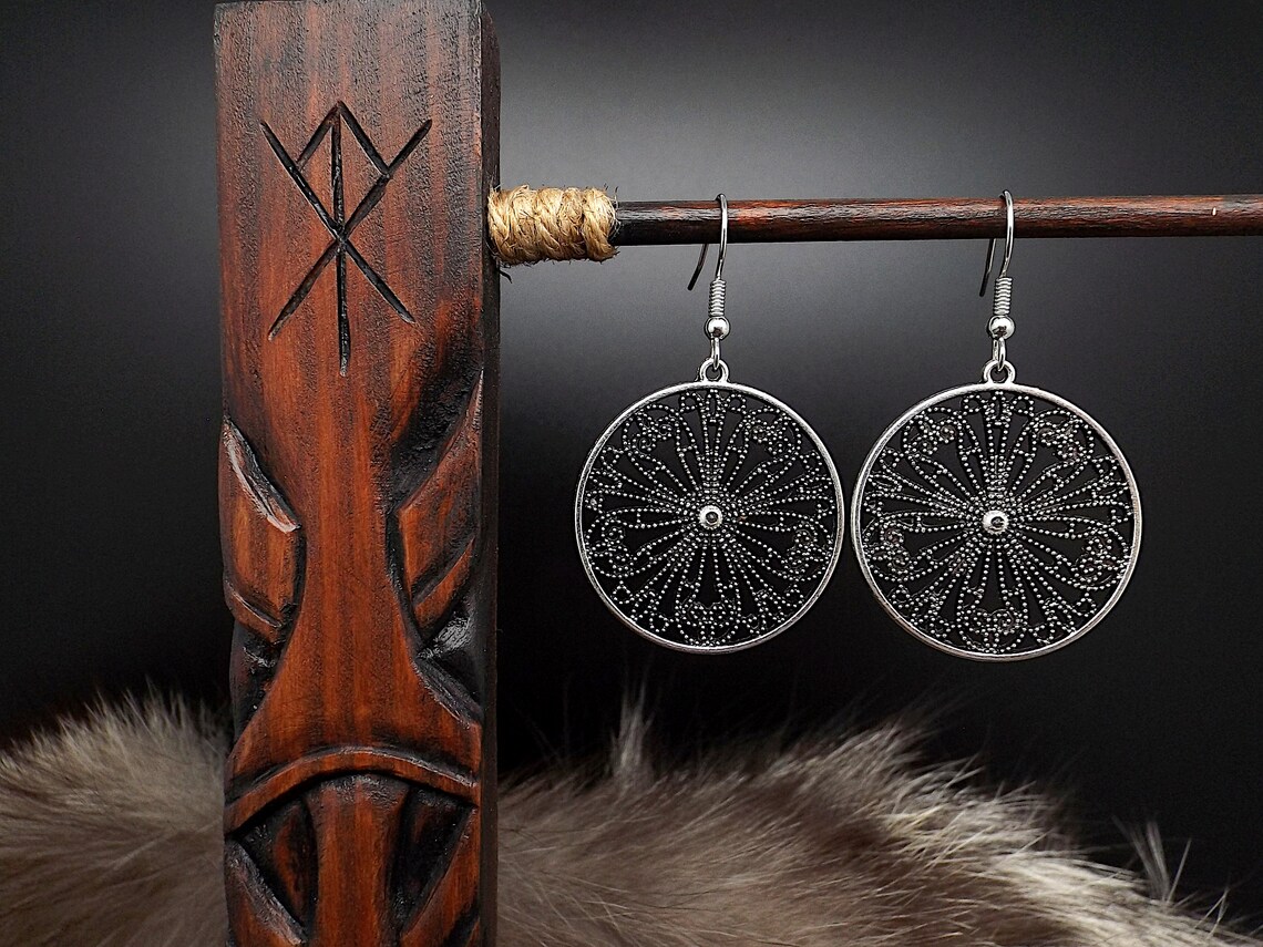 Boucles d'oreilles VIKING nordique bijoux viking | Etsy