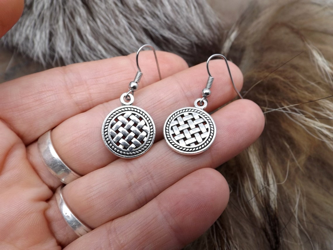 Boucles d'oreilles viking celtique entrelacs | Etsy