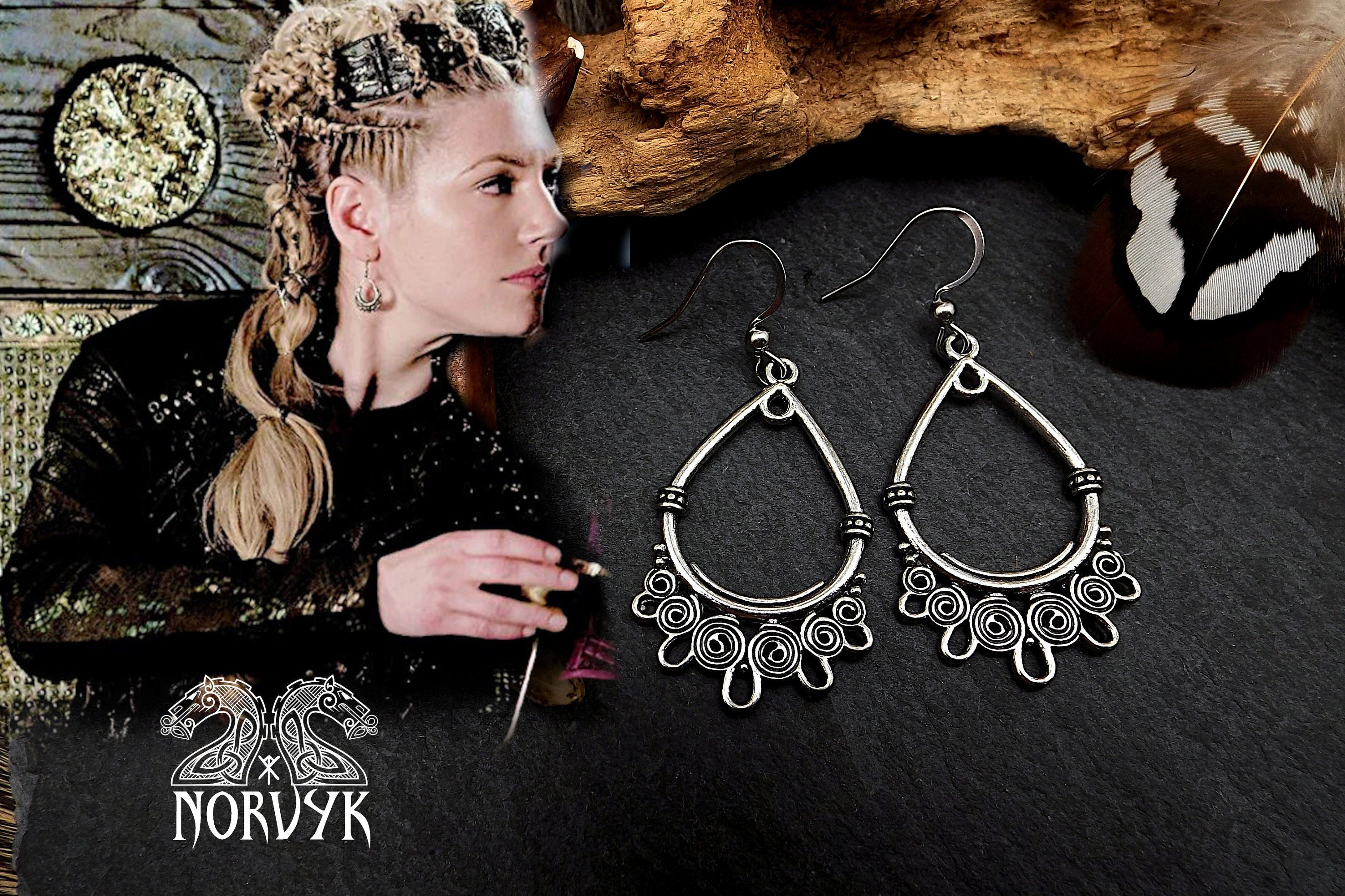 Lagertha earrings shop