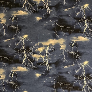 Lightning fabric, Landscape medley#660 for Elizabeth's Studio. Sold by yardage and half yard cuts. Landscape fabric, cloud fabric, Lightning