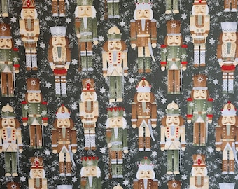 Nutcracker fabric, New! By brother/sister design. #B28COPO3  Fabric by the yard and half yard. Nutcracker fabric, Christmas fabric.