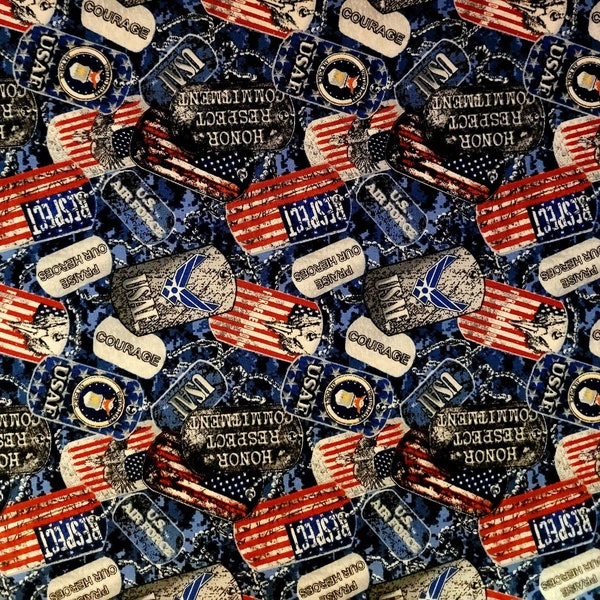 Airforce fabric, Military fabric, by Sykel Enterprises #Airforce 1254 Fabric by the yard and half yard. Patriotic fabric, military fabric.