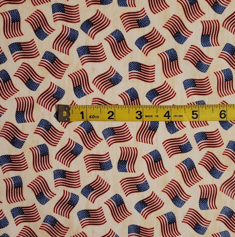 American Flag Fabric, by Timeless Treasures Pattern # USA C7048. Fabric ...