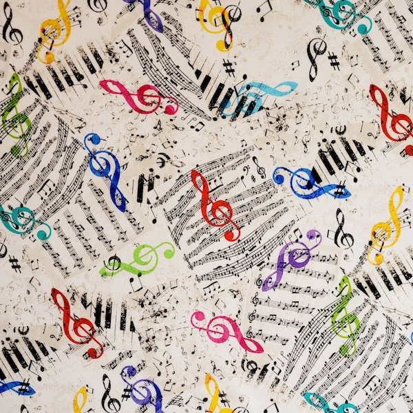 New Arrival,  music fabric, Jazz Fusion by Chong Ahwang for Timeless Treasures. Music-CD02233. Fabric by the yard and half yard. Music notes