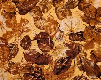 Fall leaves. The Lone Prairie by Westhilld Designs, Riverwood Collection.  Fabric by the yard, half yard and fat quarters. Fall fabric