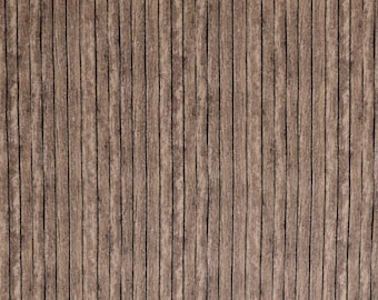 Wood plank fabric, Landscape #357 brown for Elizabeth's Studio. Fabric by the yard and half yard. Landscape fabric, wood planks, farm fabric