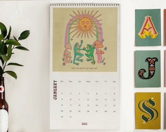 Moonrise Calendar 2022 Moonrisemenagerie | Etsy