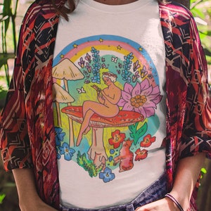 Flora and Fauna Moonrise Menagerie Short-Sleeve Unisex T-Shirt