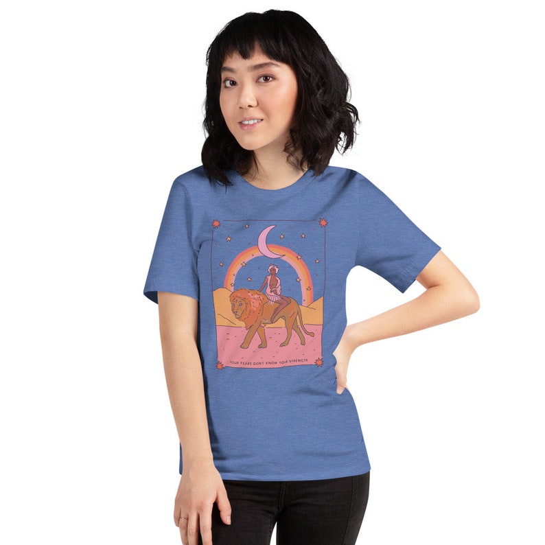 Your Fears Don't Know Your Strength Moonrise Menagerie Short-Sleeve Unisex T-Shirt image 3