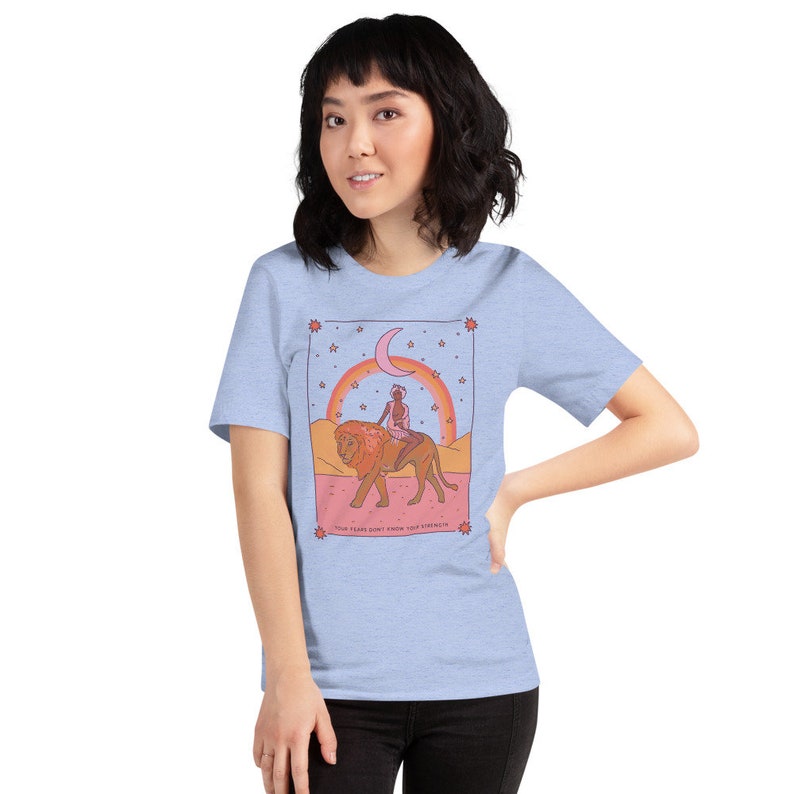 Your Fears Don't Know Your Strength Moonrise Menagerie Short-Sleeve Unisex T-Shirt image 5