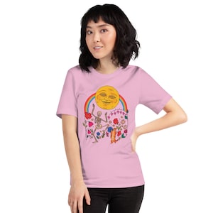 Dancing a Jig Under the Moon Moonrise Menagerie Short-Sleeve Unisex T-Shirt image 7