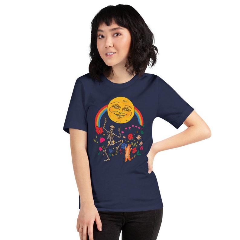 Dancing a Jig Under the Moon Moonrise Menagerie Short-Sleeve Unisex T-Shirt image 2