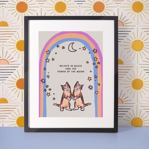 Power of the Moon Moonrise Menagerie Print