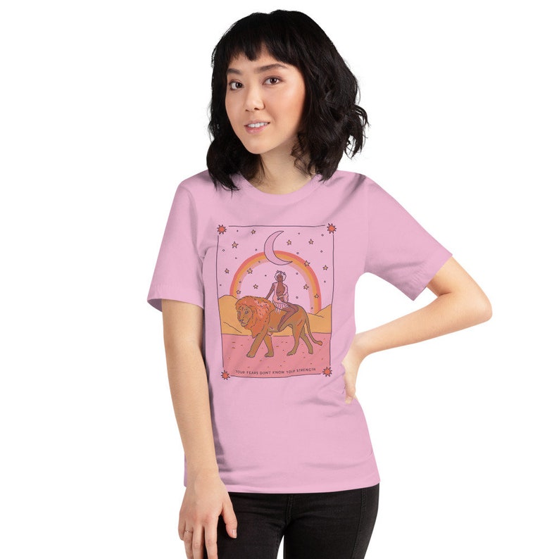 Your Fears Don't Know Your Strength Moonrise Menagerie Short-Sleeve Unisex T-Shirt image 7