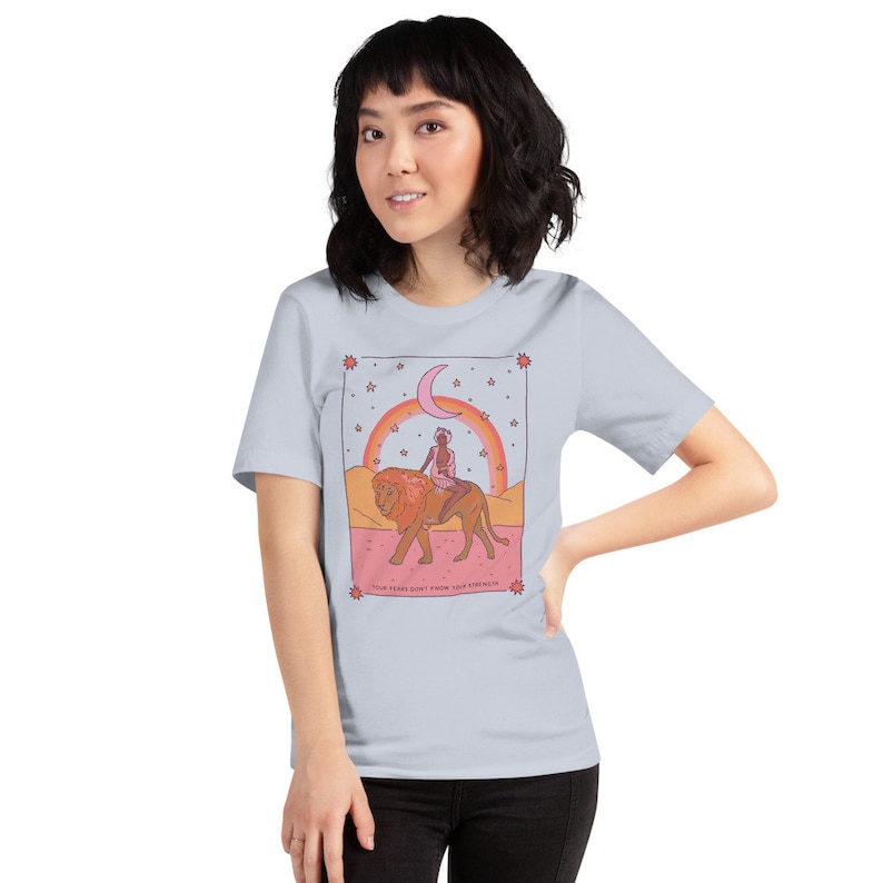 Your Fears Don't Know Your Strength Moonrise Menagerie Short-Sleeve Unisex T-Shirt image 8