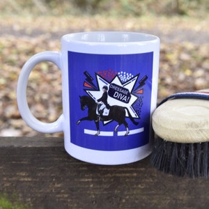 Equestrian dressage personalised mug