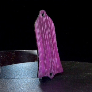 Les Paul Truss Rod Cover, Purple Heart pickguard, vintage guitar Les Paul pickguard