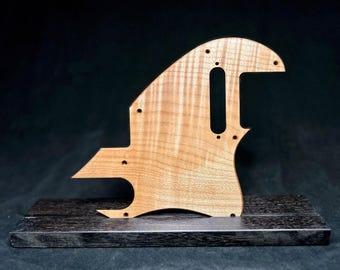 Telecaster F hole Hybrid Pickguard, Wood guitar pick guard