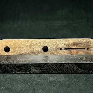 Fender Telecaster Control Plate, Black Walnut pickguard, wood telecaster pickguard