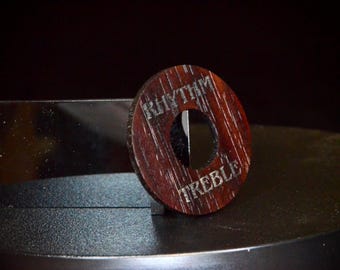 Les Paul Toggle Switch Ring, rosewood pickguard, vintage guitar les Paul pickguard