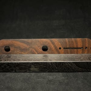 Fender Telecaster Control Plate, Black Walnut pickguard, wood telecaster pickguard