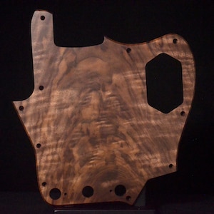 Fender Jaguar Pickguard, wood pick guard, vintage guitar pickguard