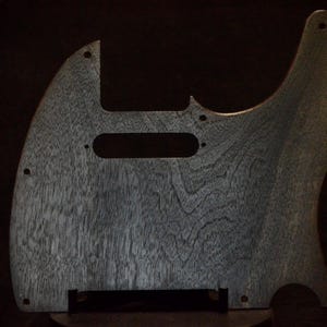 Fender Telecaster Pickguard, black wood pick guard, vintage guitar pickguard