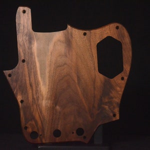 Fender Jaguar Pickguard, wood pick guard, vintage guitar pickguard