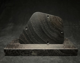 Coperchio della piastra di controllo Firebird in noce nero fatto a mano, battipenna in legno