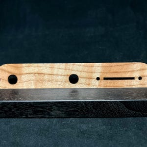 Fender Telecaster Control Plate, Figured Maple pickguard, wood telecaster pickguard