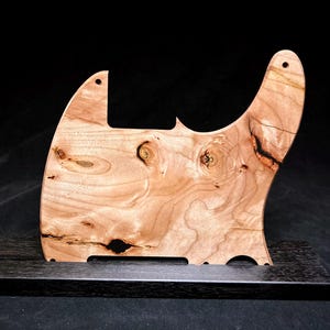 Fender Telecaster Pickguard, Wood pick guard, vintage guitar pickguard