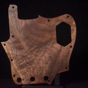 Fender Jaguar Pickguard, wood pick guard, vintage guitar pickguard