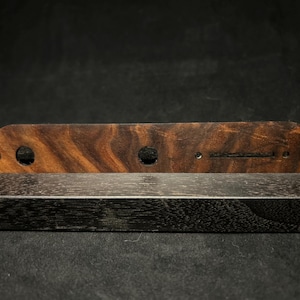 Fender Telecaster Control Plate, Black Walnut pickguard, wood telecaster pickguard