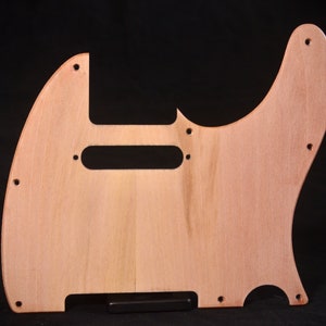Fender Telecaster Pickguard, wood pick guard, vintage guitar pickguard