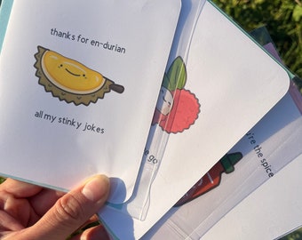 Punny Fruits Greeting Cards
