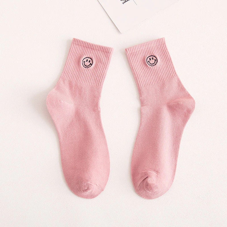 Smile Face Socks Variety Streetwear Cute Kawaii Smiley Socks
