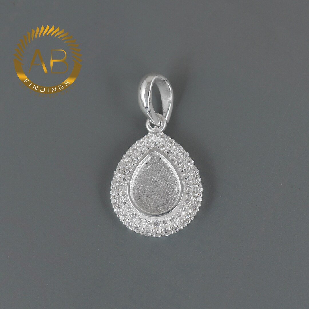 Keepsake Breast Milk Resin Multiple Size Pear Bezel Solid 925 Etsy UK